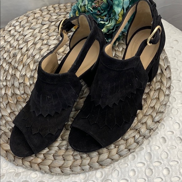 M.Gemi Shoes - M.Gemi Block Heel Pumps black suede # 8.5